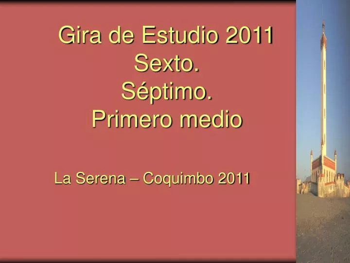 gira de estudio 2011 sexto s ptimo primero medio