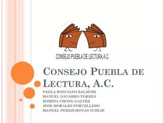 consejo puebla de lectura a c