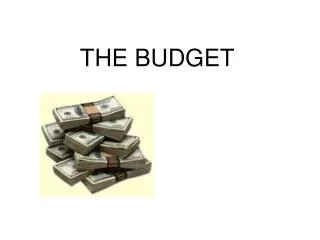 THE BUDGET