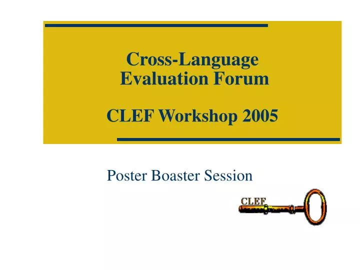 cross language evaluation forum clef workshop 2005