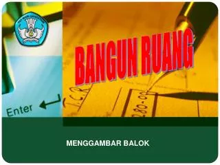 menggambar balok
