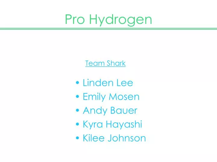 pro hydrogen