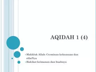 aqidah 1 4