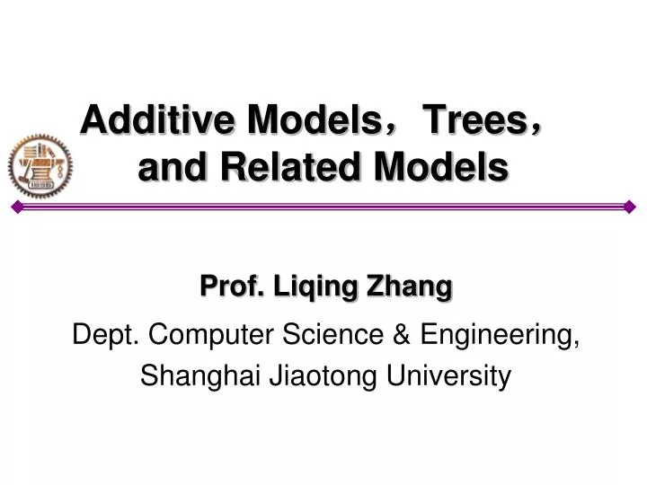 additive models trees and related models
