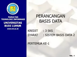 perancangan basis data