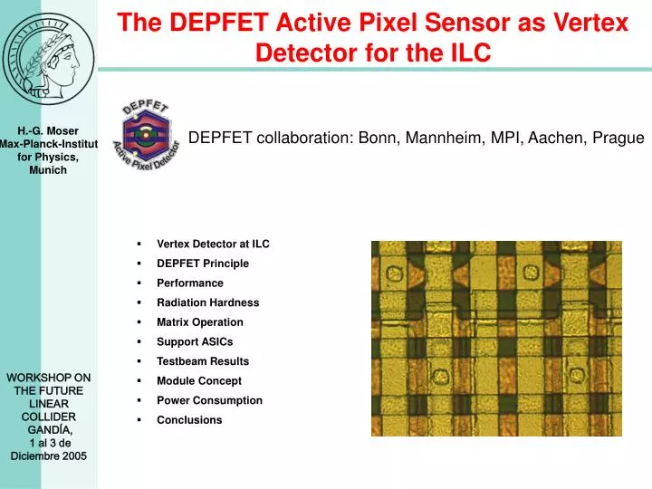 the depfet active pixel sensor as vertex detector for the ilc