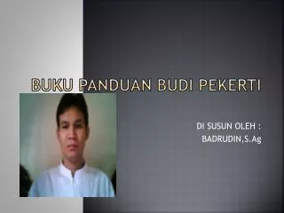 buku panduan budi pekerti
