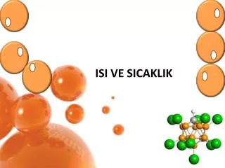 isi ve sicaklik