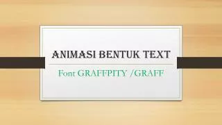 animasi bentuk text
