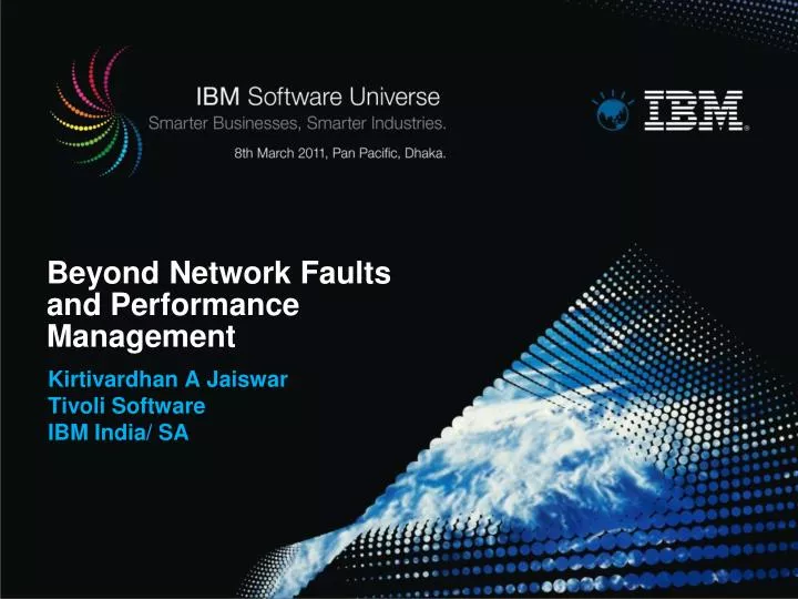beyond network faults and performance management