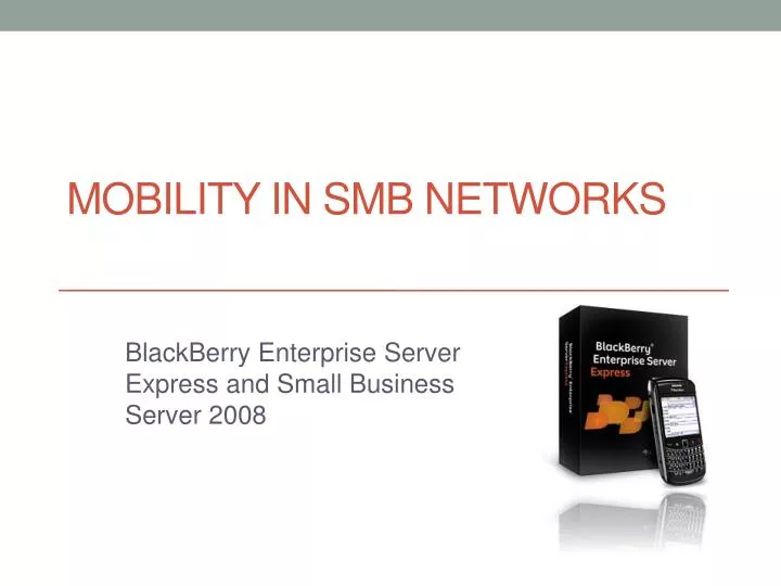 mobility in smb networks