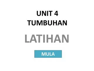 unit 4 tumbuhan