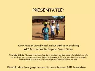 presentatie