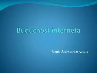 budu nost interneta