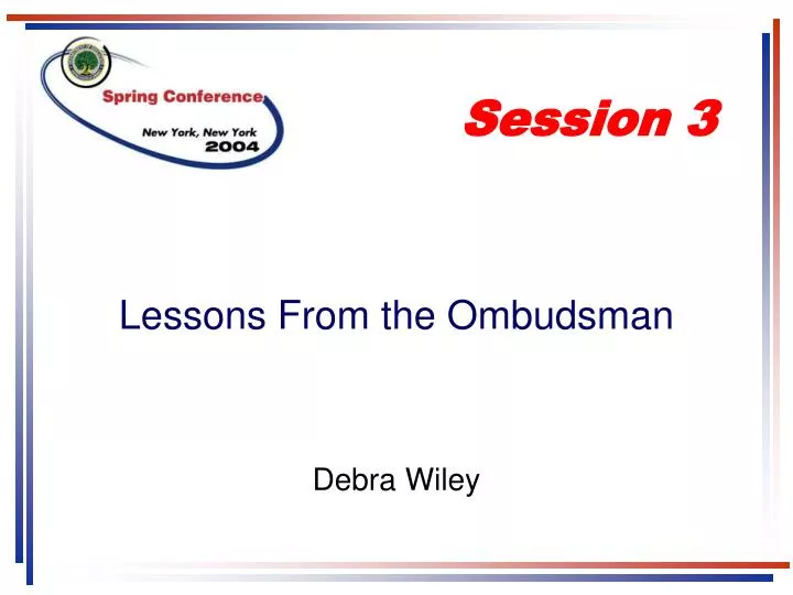 lessons from the ombudsman