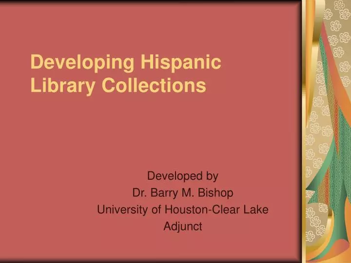 developing hispanic library collections