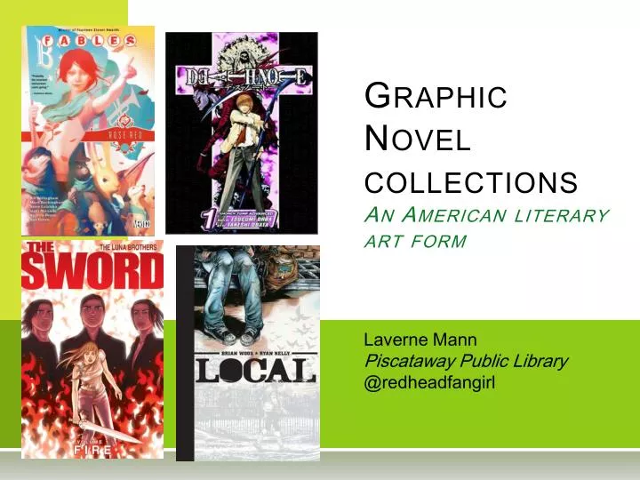 graphic novel collections an american literary art form