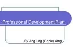 Professional Development Plan - slide 1