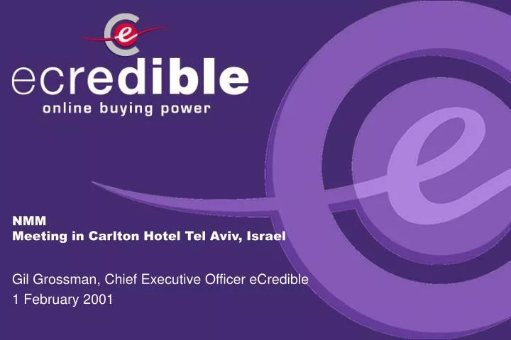 nmm meeting in carlton hotel tel aviv israel