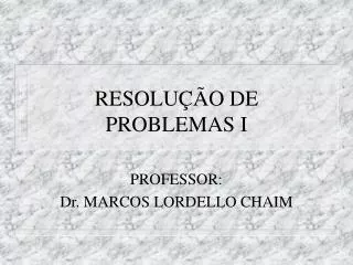 resolu o de problemas i