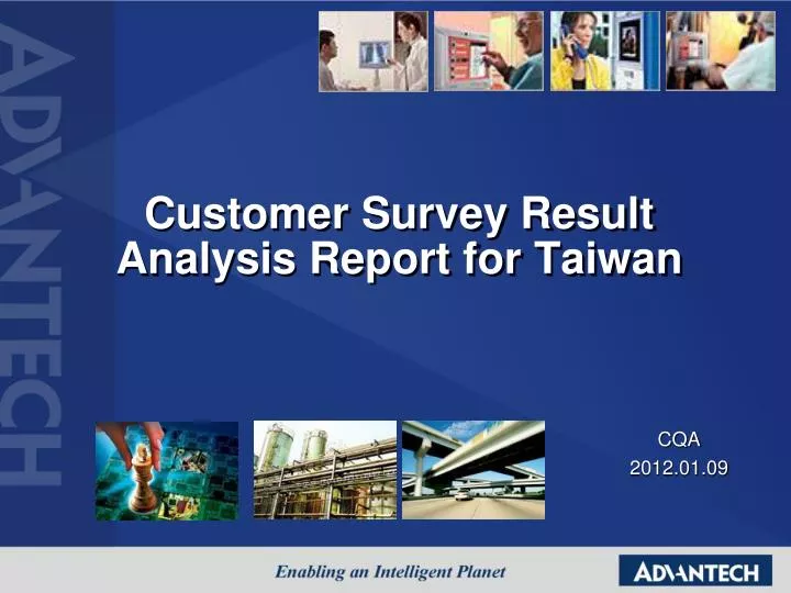 customer survey result analysis report for taiwan