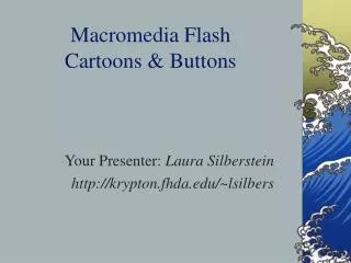Macromedia Flash Cartoons &amp; Buttons