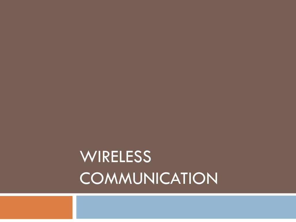 PPT - Wireless Communication PowerPoint Presentation, free download ...