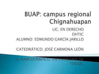 buap campus regional c hignahuapan