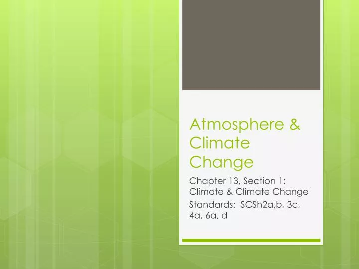 atmosphere climate change