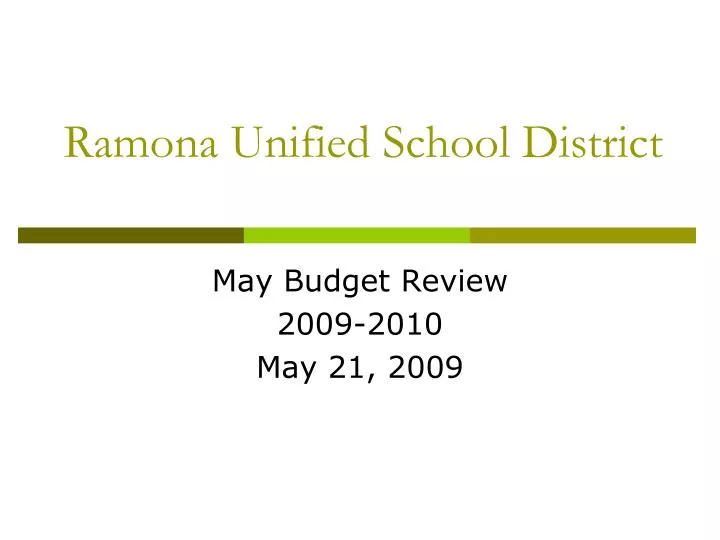 ramona unified school district