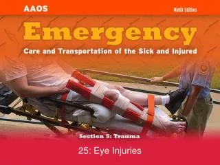 25: Eye Injuries