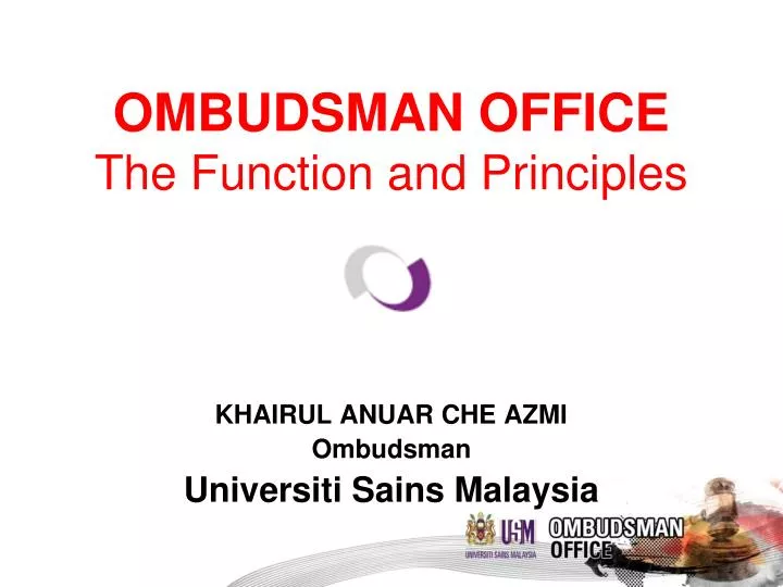 ombudsman office the function and principles