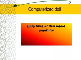 Computerized doll