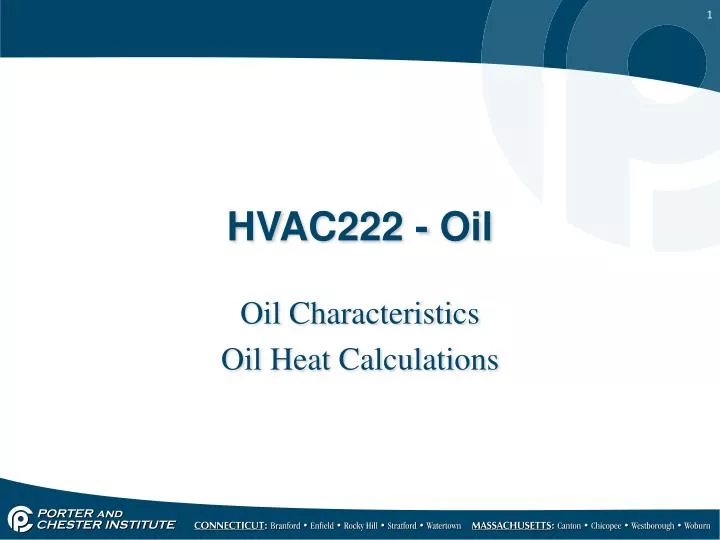 hvac222 oil