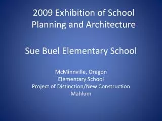 Sue Buel Elementary School