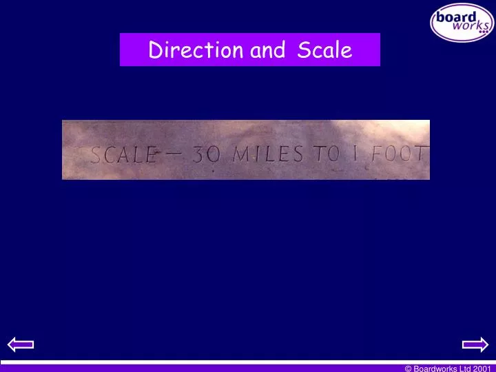 direction and scale