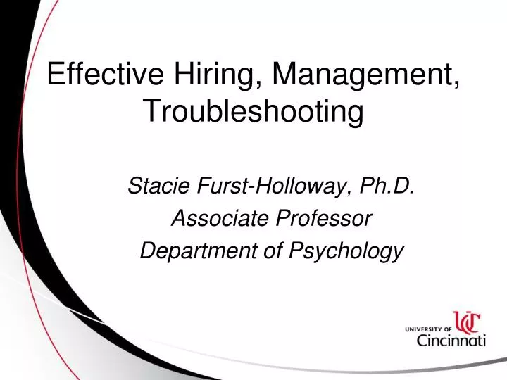 effective hiring management troubleshooting