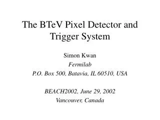 The BTeV Pixel Detector and Trigger System