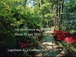 logistique du e commerce