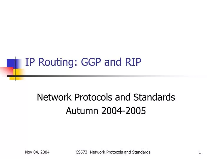 ip routing ggp and rip