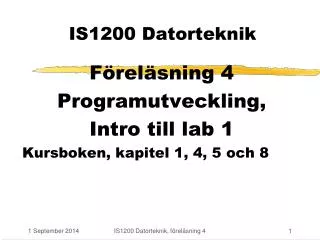 is1200 datorteknik