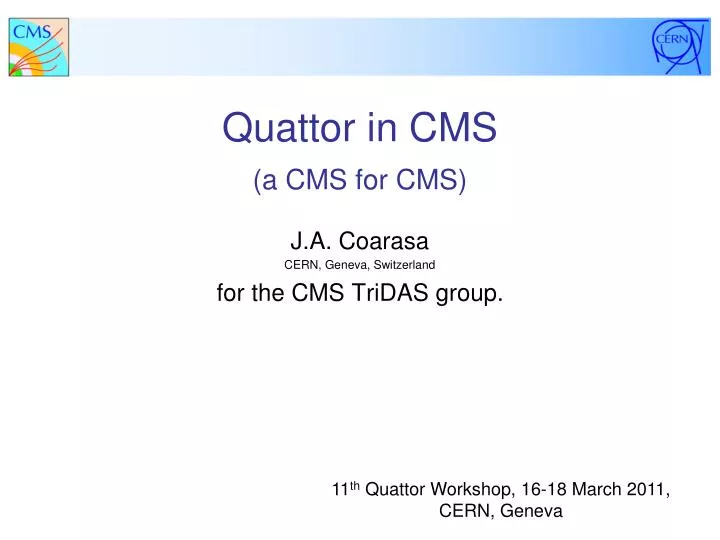 quattor in cms a cms for cms
