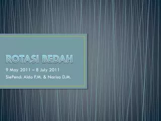 rotasi bedah