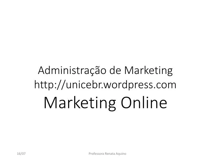 administra o de marketing http unicebr wordpress com marketing online