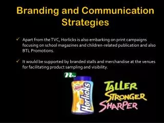 Branding and Communication Strategies