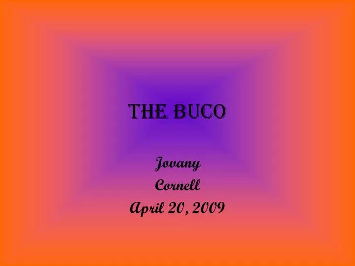 the buco