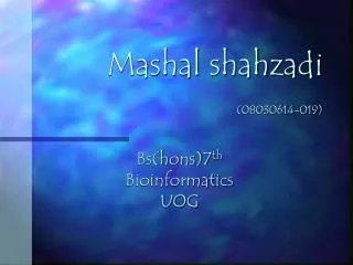 Mashal shahzadi (08030614-019)