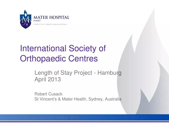 international society of orthopaedic centres