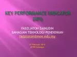 Key performance indicator (KPI) - slide 1