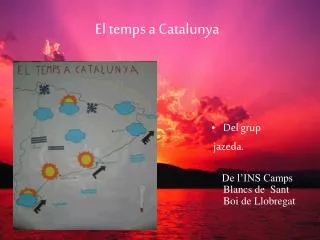 el temps a catalunya